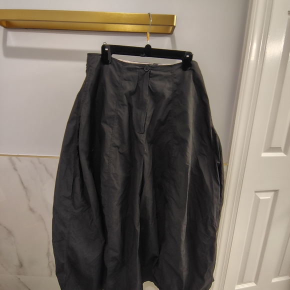 Rundholz Cotton Extra Wide Leg Black Pants Beautiful Drape - Picture 6 of 8